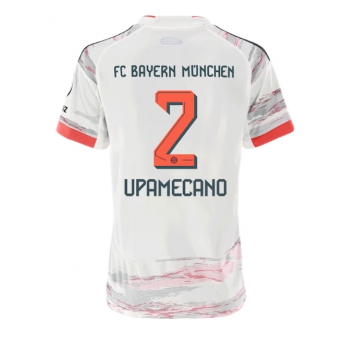 Billige Fotballdrakt Bayern Munich Dayot Upamecano #2 Replika Bortedrakt Dame 2025-26 Kortermet